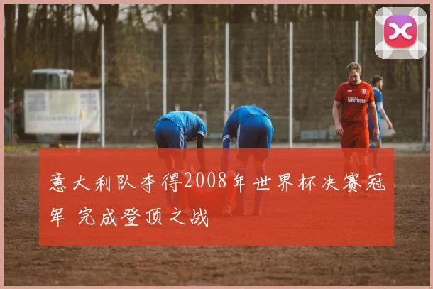 意大利队夺得2008年世界杯决赛冠军 完成登顶之战